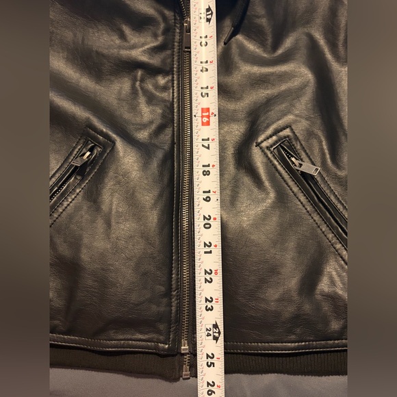 Torrid Faux Leather Hooded Jacket - Picture 6 of 11